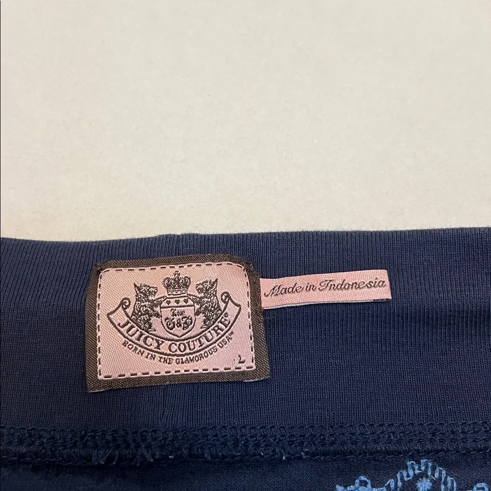 Y2K JUICY COUTURE VINTAGE EMBROIDERED TERRY MINI SKIRT LARGE